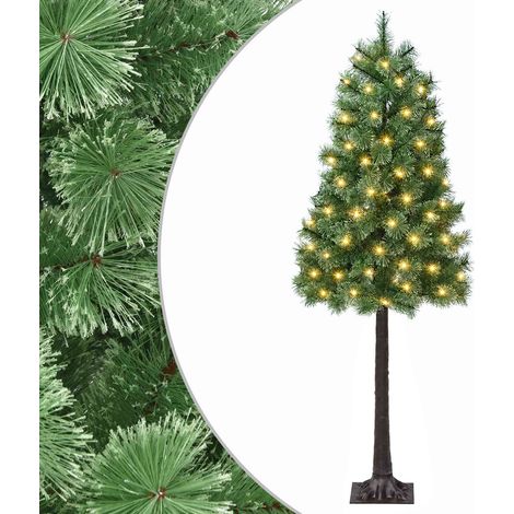 Albero di Natale Artificiale con Rami Pieghevoli 120 cm 150 LED vidaXL (1/5)