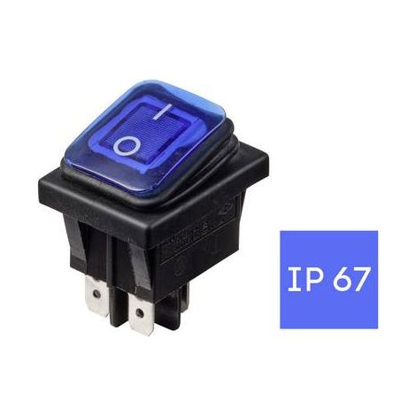 TRU COMPONENTS TC-14988628 INTERRUPTEUR À BASCULE 250 V 16 A 2 X OFF/ON IP67 À ACCROCHAGE 1 PC(S)