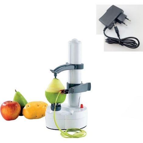 Macchina sbucciatrice per patate e mele rotante automatica elettrica multifunzionale (bianca) (1/5)