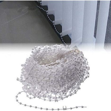 Stores verticaux/stores vénitiens - pièces de rechange, chaînette à billes de 20 mètres, lot de 5 boucles à billes (1/5)