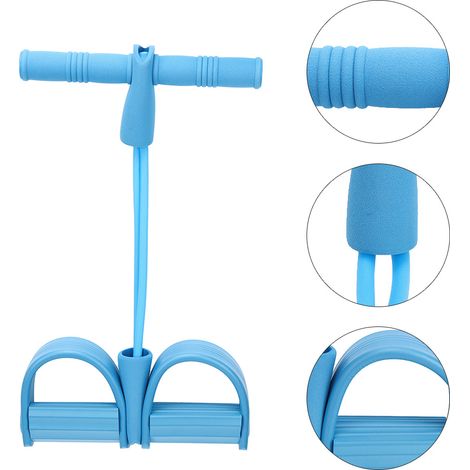 Sangle élastique de résistance en latex pour entraînement fitness, yoga, musculation et rééducation - Corde de traction (1/5)