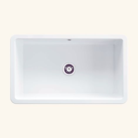 Évier céramique blanc Deante LUMI 1 bac 81x48 cm (1/5)