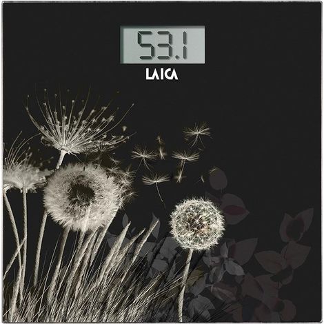 Laica PS1080 Personenwaage Quadratisch Schwarz, Weiß Elektronische Personenwaage