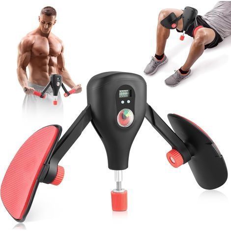 Entraîneur de cuisses réglable 0-77 lbs – Antidérapant et durable – 3 niveaux d'intensité – Pour renforcement musculaire et rééducation