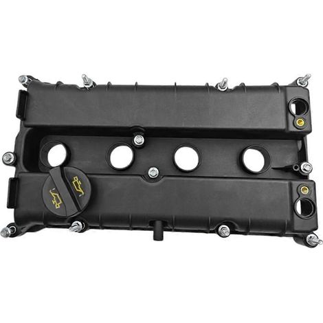 Couvercle de soupapes moteur avec joint et bouchons de filtre à huile 4M5G-6M293-cm 1473104 1688429 Compatible avec Ford Focus Mk3 1.6L 2012-2018 4M5Z6582E (1/5)