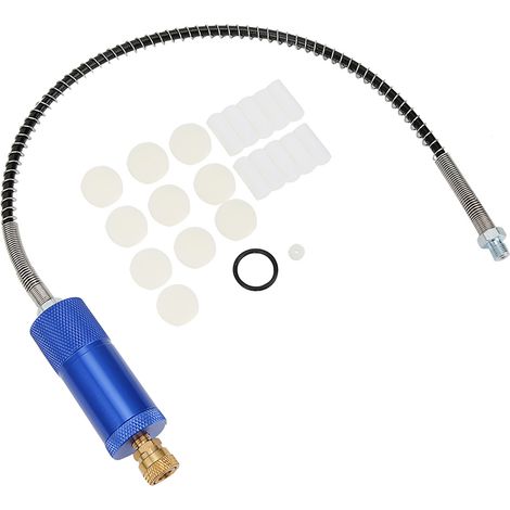 Filtre séparateur huile/eau pour pompe à air 30 MPa/40 MPa/4500 psi avec raccord femelle 8 mm et tuyau à ressort