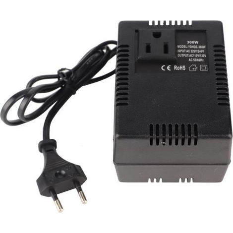 Adaptateur de voyage - YDH - PAL 300W - Convertisseur 220V à 110V - Plastique résistant - Compact et léger (1/4)