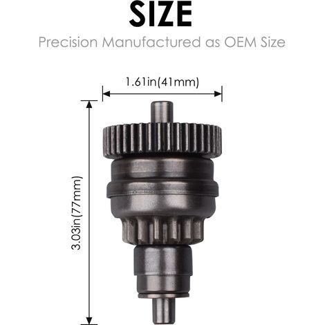 55440126000 Bendix Starter Gear 14T/40T for 250-300 km/h, 17-21 km/h (1/4)