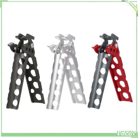 Fafeicy poignée de pot TOMSHOO – lève-Pot en aluminium, poignée de poêle de Camping, support de casserole sport moustiquaire Noir (1/5)