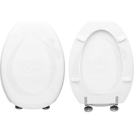Copriwater Spazio Scala legno rivestito in resina poliestere bianco (1/4)