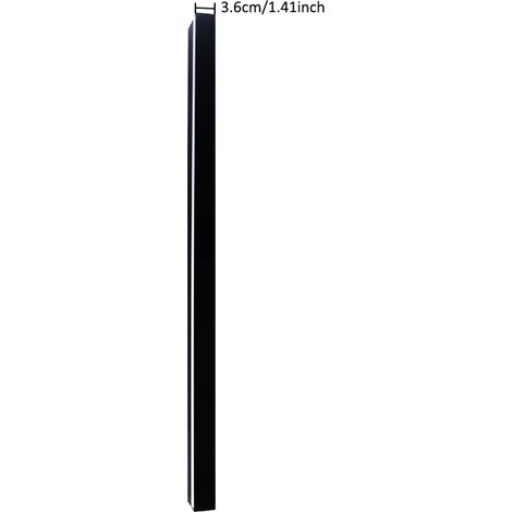 (Lumière naturelle - Style B, largeur 3,6 cm) Applique murale LED longue d'extérieur, étanche IP65, style nordique moderne, en aluminium, pour jardin ou porche, 85-265 V (1/5)