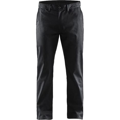 Pantalon de travail chino stretch 2D 1465 - Noir 3XL - FR(54) - SE(C60) - Standards (1/4)