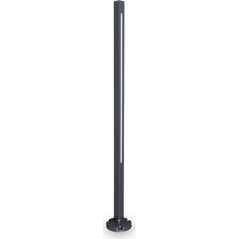 Ideal Lux JEDI 80cm LED Outdoor Poller Anthrazit, 3000K, IP65, Nicht dimmbar