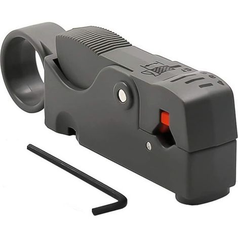 pezzo Spellacavi Rotativo per Cavi Coassiali RG6, RG59/62 e RG58 (1/5)