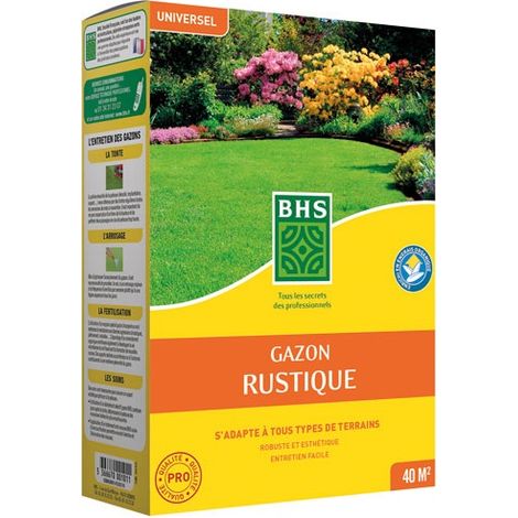 BHS Rustik Rasen Grün Sack 1 kg für Garten