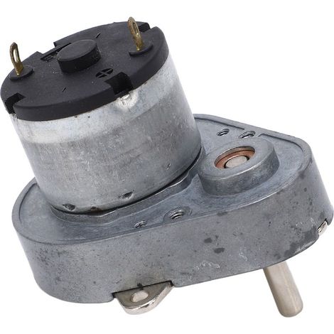 Moteur à engrenages DC 12V 5 tr/min, réduction de vitesse en acier allié pour équipement de robot (1/5)