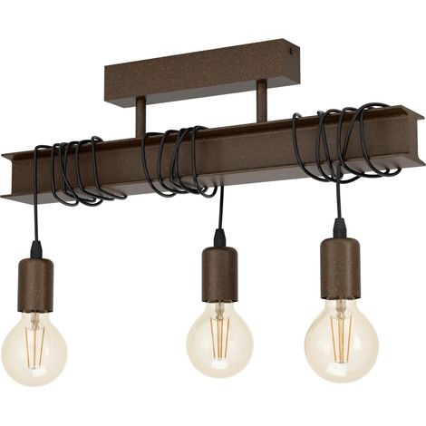 Luminaire plafonnier Townshend 4 à 3 flammes, lampe de plafond au (1/5)