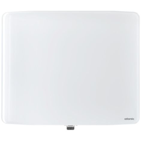 Atlantic – Radiateur à inertie fonte 1900W horizontal blanc brillant – Chaleur douce et connectée – Pilotage intelligent – 507655 (1/6)