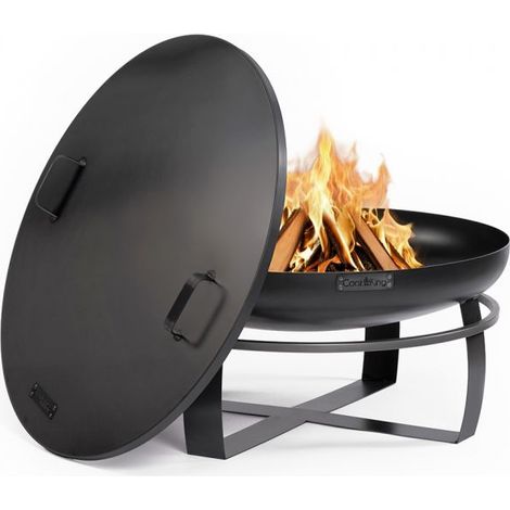 Braséro VIKING 80cm acier robuste couvercle inclus CookKing PACK-111262-1