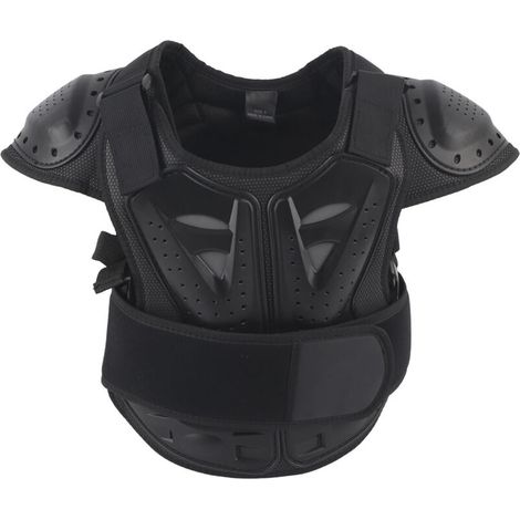 Gilet d'armure d'équitation de moto, Protection confortable du dos de la poitrine du vélo pour enfants. (1/5)