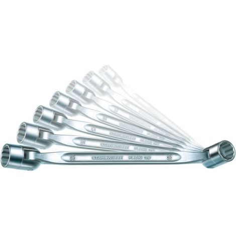Stahlwille 2021-07-29 96430101 Set di chiavi a doppio snodo 8 mm, 9 mm, 10 mm, 11 mm, 12 mm, 13 mm, 14 mm, 15 mm, 16 mm, (1/2)