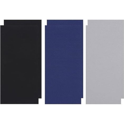Tissu Autocollant Reparation, 6 Morceaux Tissus Autocollant, Haute Viscosité, ImperméAble, LéGer, Peut êTre Utilisé pour RéParer les Tentes, les Doudounes et les Imperméables
