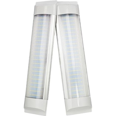 Lumières intéries à LED pour voiture, barre lumineuse intérie à LED de 11 pouces - pour camion, camping-car, camping-car (lot de 2) (1/5)
