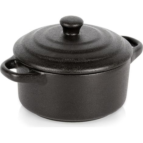 Teglia in porcellana con coperchio, capacità 450 ml (1/5)