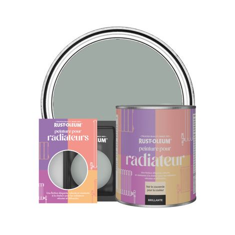 Peinture pour Radiateur, Finition Brillante - Gris Urbain (1/3)