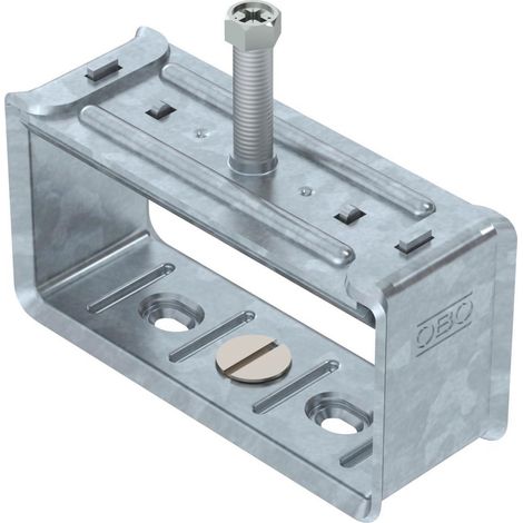 OBO Bettermann Abrazadera de haz 40x100mm Acero galvanizado en caliente, 1194046