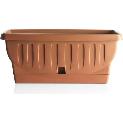 Fioriera Natura Cotto con Sottovaso 20 cm BAMA