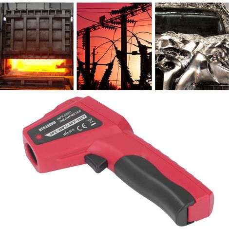 Détecteur de température DT8380KH - Outil de mesure de température sans contact (1/5)