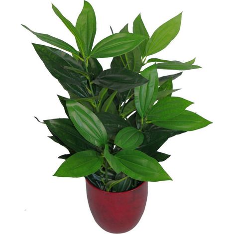 70cm Leaf Design UK Realistic Large Artificial Foliage Plant with Pot