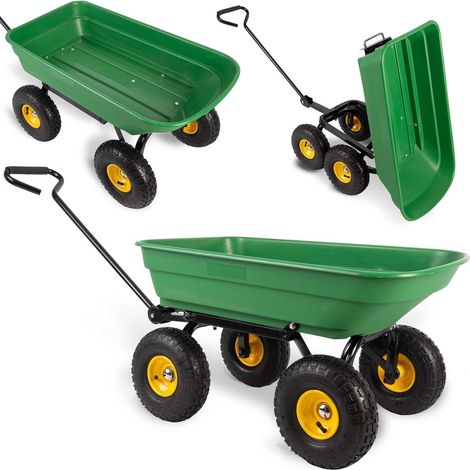 Carretilla de jardín con función basculante 52L Humberg 4870