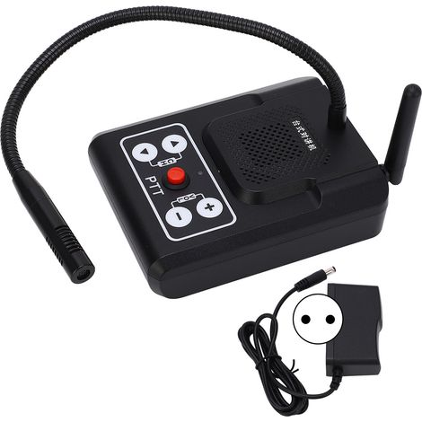 Système d'interphone sans fil 5W 80dB avec micro flexible pour communication domestique, prise UE AC100-240V (1/5)