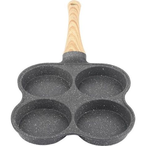 (Wie abgebildet) FA001 Bratpfanne – Antihaftbeschichtung – 4 Mulden – Ergonomisch (1/4)
