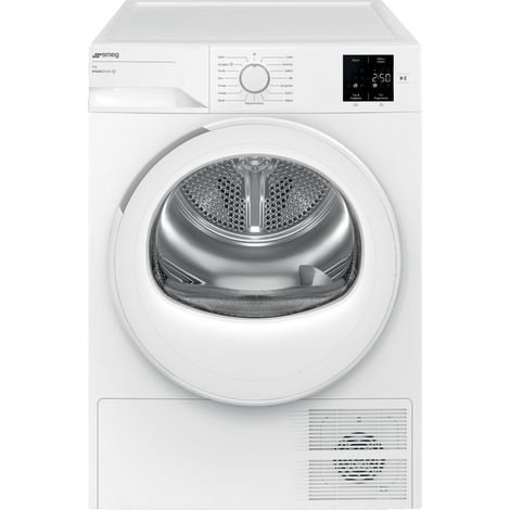 Smeg DR09EE Asciugatrice A Libera Installazione 9 Kg, Condensazione, Pompa Di Calore, Classe E, Bianco (1/2)