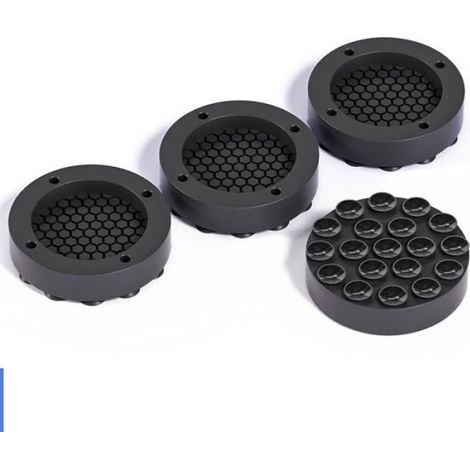 Patins Anti-vibrations - Pour Machine À Laver - 19 Ventouses Par Patin - Lot De 4 (1/4)