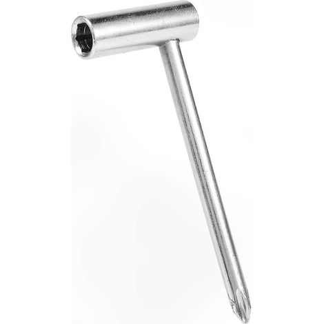 Clé de réglage de truss rod en acier 6,35 mm, tournevis cruciforme 1/4 pouce pour guitares acoustiques et électriques, accessoire de maintenance (1/5)