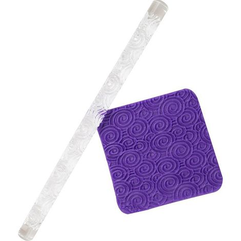 Rouleau à pâtisserie en acrylique de haute qualité, rouleau à pâtisserie pour fondant et pâte à modeler, 24 pouces (61 cm) (1/5)