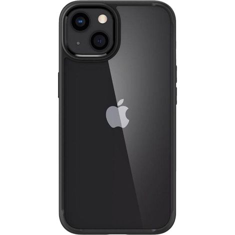 Spigen ultra hybrid iPhone 13 nero opaco (1/3)