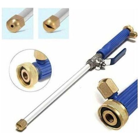 High Pressure Water Jet Cleaning Water Gun, High Pressure Metal Adjustable Water Flow Sturdy and Powerful for Car Washing, Garden Watering (1/3)