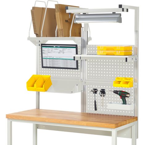 Rau System-Aufbau Komplettset 06, für Produktbreite 1500 mm, RAL7035/RAL7035 (1/2)