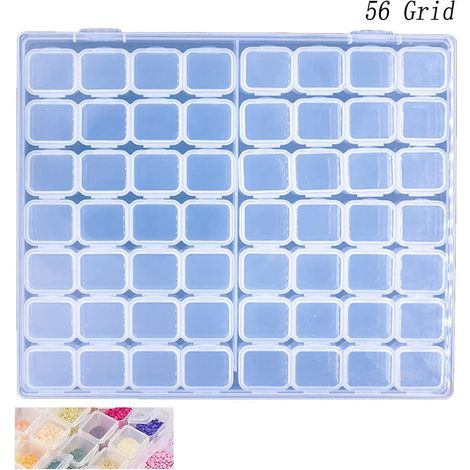 Portable Mini Adjustable Diamond Painting Assortment Box 1 Pieces (1/4)
