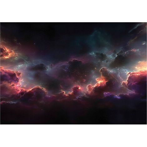 Papier peint mural cosmos enfant fille garçon intissé grand format design intérieur chambre enfant pas cher 150x105 cm (1/5)