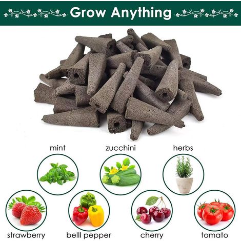 Lot de 150 billes de culture hydroponique en biochar – Forme carrée, alternative à la terre pour plantes grasses