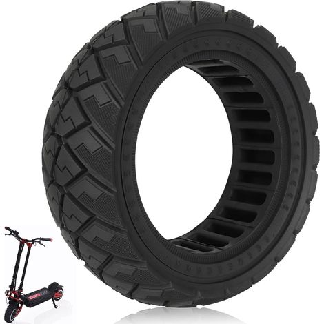 Pneu plein 90/65-6,5 pour Zero 11X, Dualtron, Vsett 11+, Speedual Plus, Genuine Trail et trottinettes avec roues de 11 pouces, pneus tout-terrain, roues de rechange avant/arrière, pneus de (1/5)