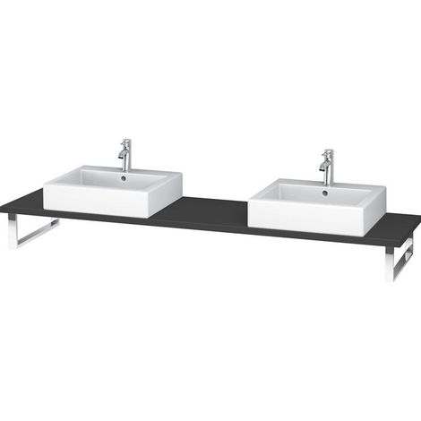 Console Duravit L-CUBE 800x480x30mm graphite mat