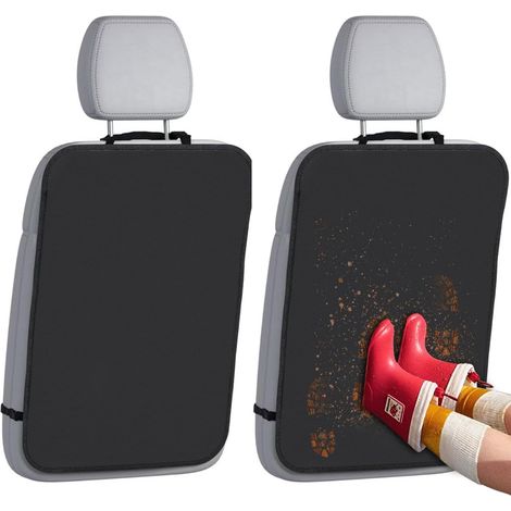 2 Pack Car Back Seat Protector for Kids, Back Protector, Waterproof Oxford Car Seat Protector Back Seat Protector Against Dirt and Scratches Universal for (1/5)