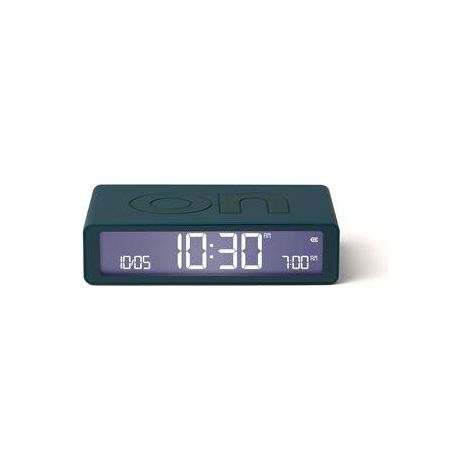 Lexon Flip Classic Duck Wecker blau